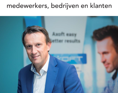 Axoft Commercieel Directeur Edwin Kuiper in het Rijnmond Business magazine