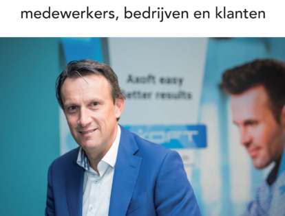 Axoft Commercieel Directeur Edwin Kuiper in het Rijnmond Business magazine