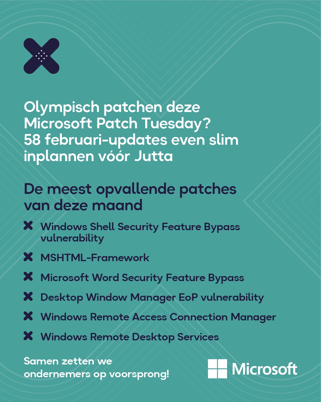 Olympisch patchen deze Microsoft Patch Tuesday? - Axoft